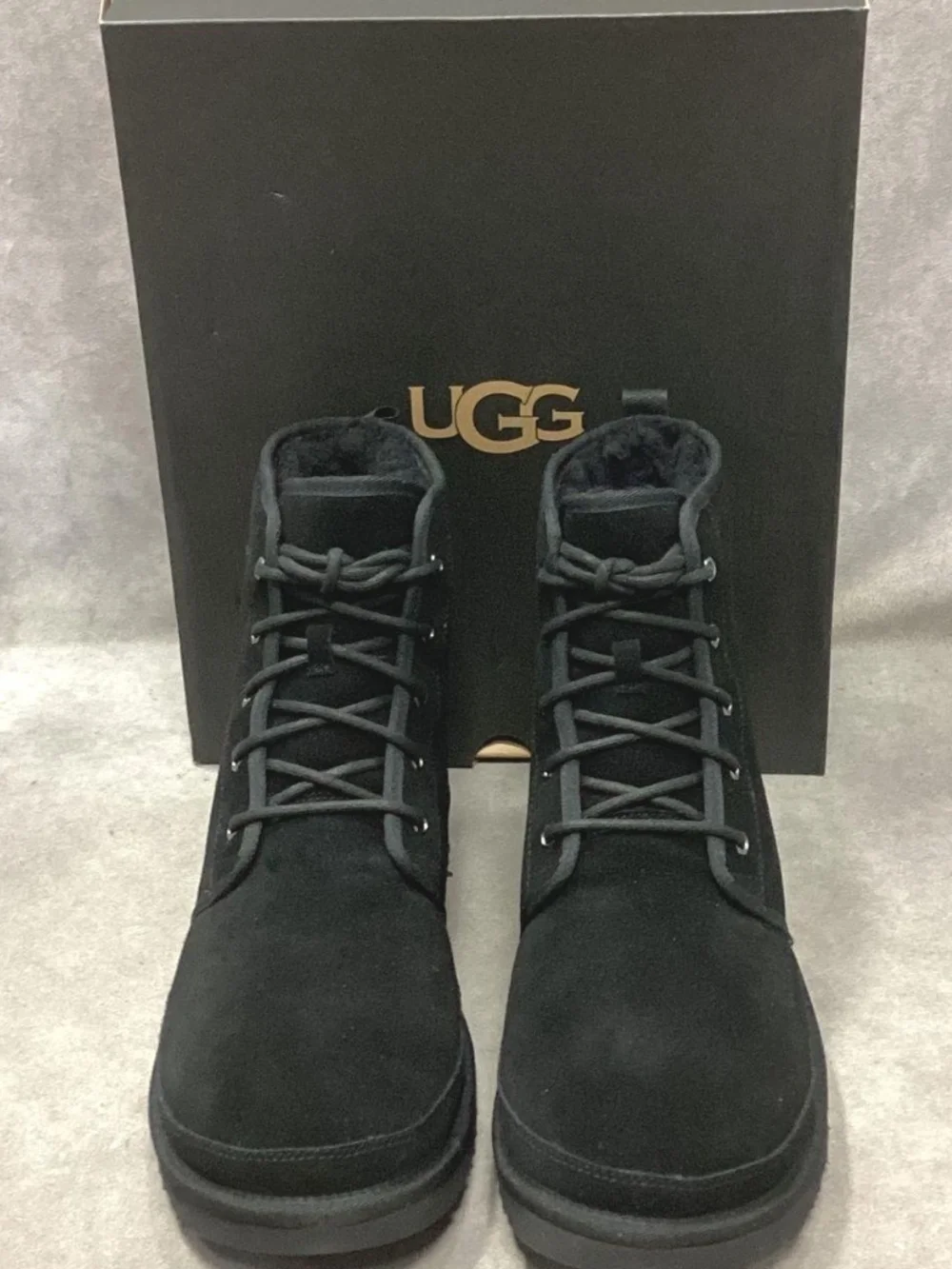 UGG Neumel High 'Black'   Men's Suede Chukka Lace-Up Boots Size 15 NIB